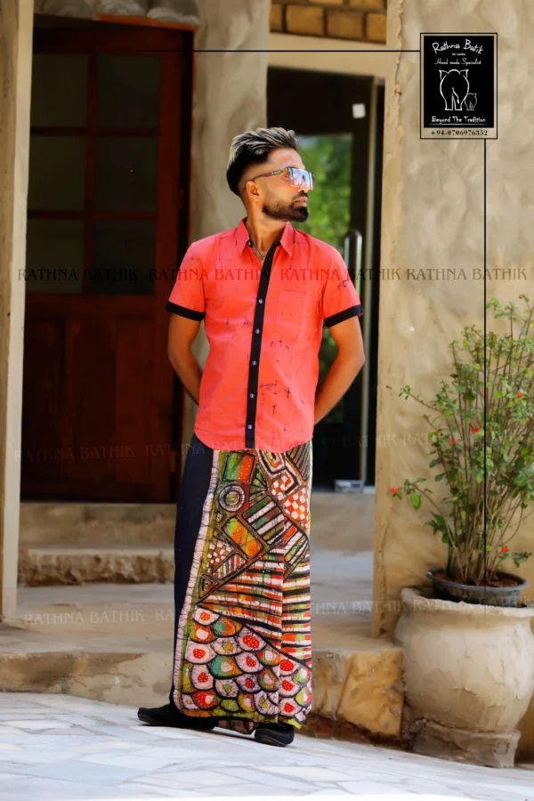 Geometric blocks Sarong