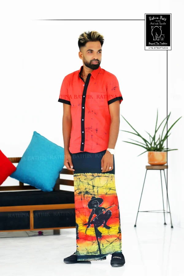 Ritipanna Fisherman Amber Sarong