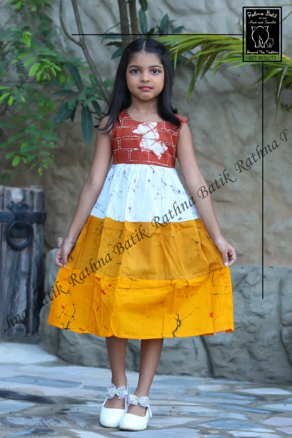 Aurelia Sunset Tiered Frock