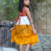 Aurelia Sunset Tiered Frock