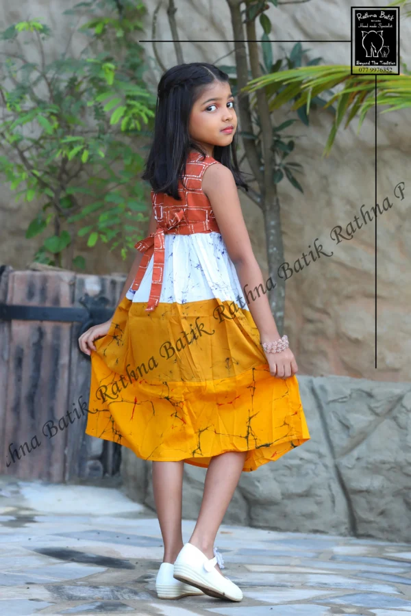 Aurelia Sunset Tiered Frock