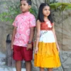 Aurelia Sunset Tiered Frock