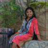 5DIV3771 Amber Sunset Batik Frock