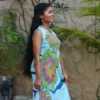Ocean Bloom Batik Frock