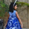5DIV3845 Milana Cobalt Swirl Frock