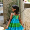 Safari Meadow Aqua Kids Frock