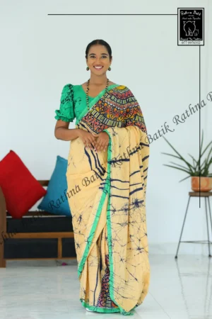 5DIV4067 Batik Saree