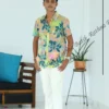 Kaleidoscope Vine Leaves Batik Shirt