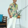 Kaleidoscope Vine Leaves Batik Shirt