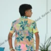 Kaleidoscope Vine Leaves Batik Shirt