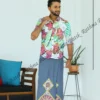 Tropical Summer Orchid Batik Shirt