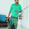 Mint Whisper Floral Batik Shirt