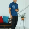 5DIV4253 Sinha Pride Navy Batik Shirt