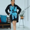 5DIV4274 Nebula Bloom Batik Party Frock