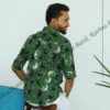 5DIV4289 Emerald Heritage Elephant Batik Shirt