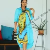 5DIV4293 Sunlit Riviera Batik Frock