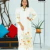 5DIV4398 Bloom Botanical Cotton Straight Frock