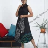 Gemini_Generated_Image_yprd50yprd50yprd Black sleeveless batik collar dress with floral motif