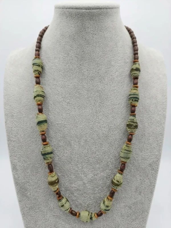 Hand Made Batik Beads Necklace