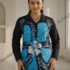Nebula Bloom Batik Shirt Frock