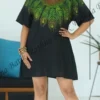 11202 Peacock Short Baggy Party Frock