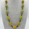 2 (2) Hand Made Batik Beads Necklace