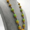 2 (3) Hand Made Batik Beads Necklace
