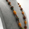 3 (3) Hand Made Batik Beads Necklace