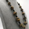 6 (2) Hand Made Batik Beads Necklace