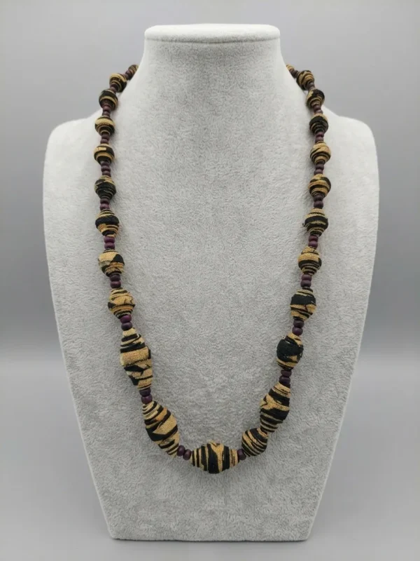 6 Hand Made Batik Beads Necklace
