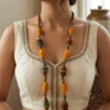 N9003 Hand Made Batik Beads Necklace