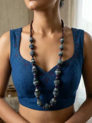 Hand Made Batik Beads Necklace
