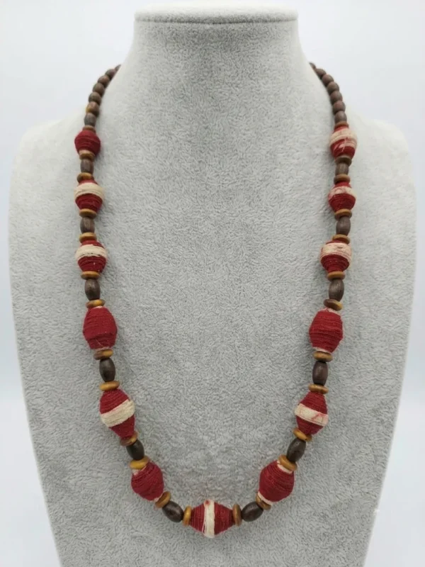 Hand Made Batik Beads Necklace