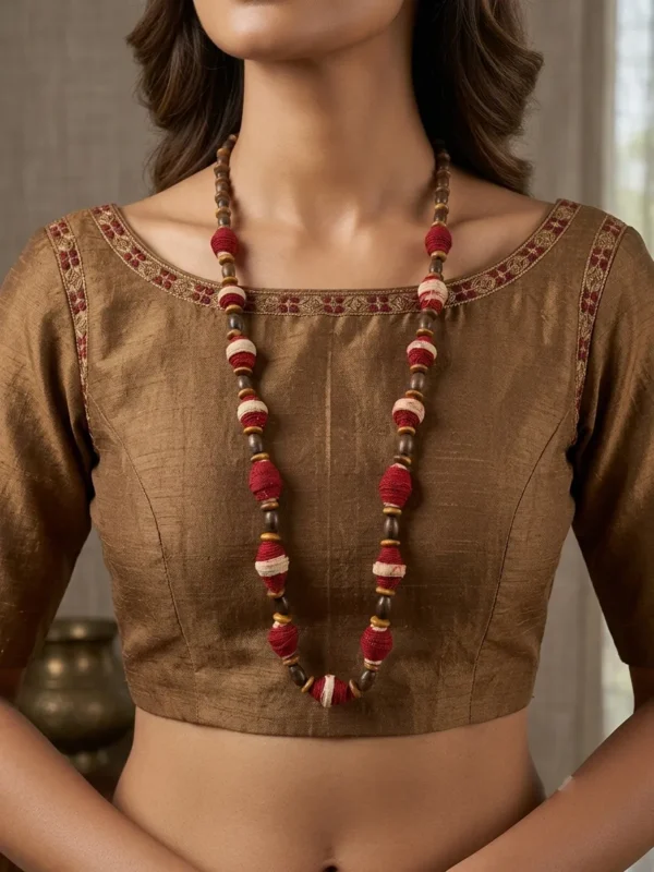Hand Made Batik Beads Necklace