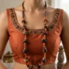 Hand Made Batik Beads Necklace