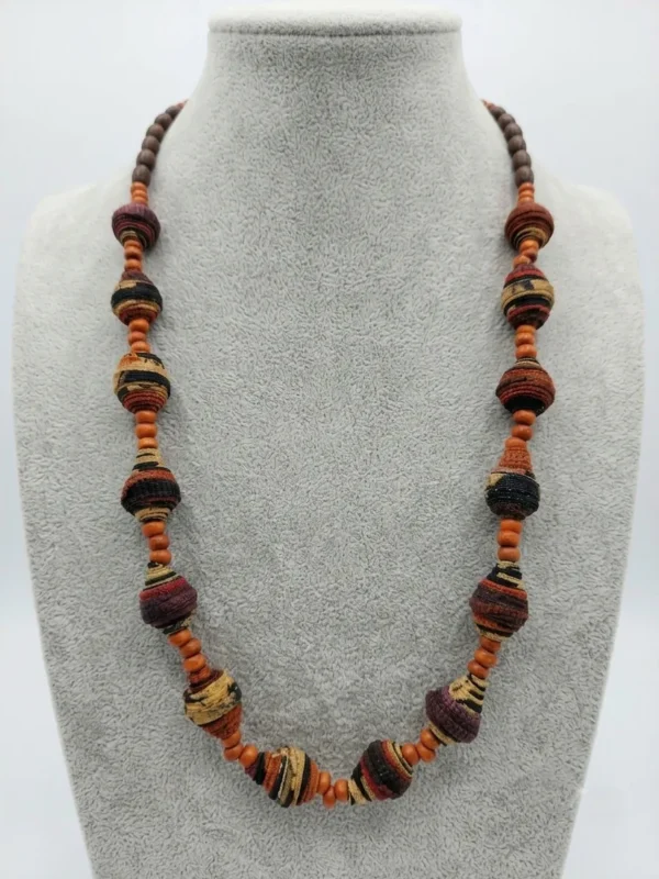 Hand Made Batik Beads Necklace