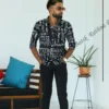 Cosmic Nebula Black Batik Shirt