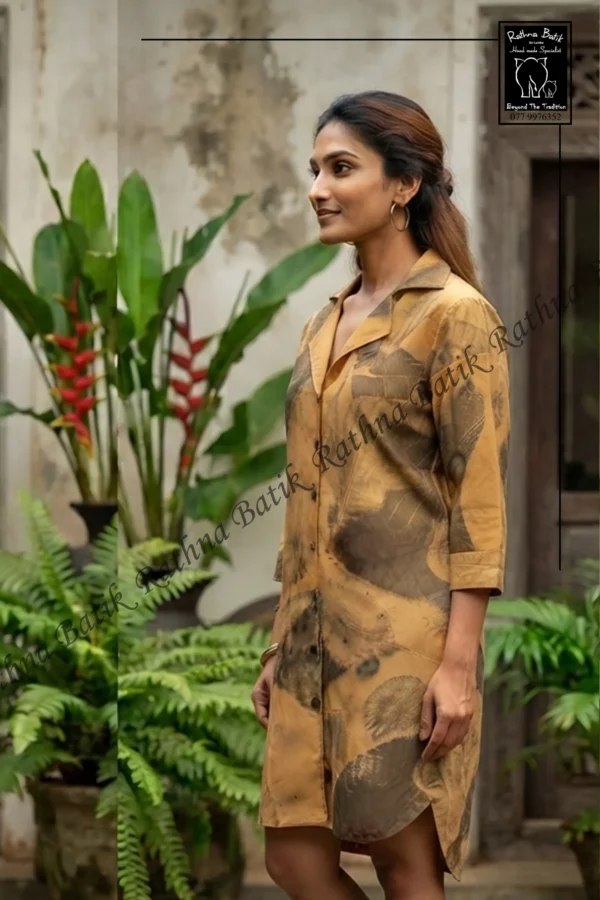 na7 Natural Dye & Eco Print Party Cotton Frock