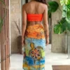Sunset Sea Turtle  Batik Wrap