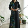 Peacock Design Cotton Dress