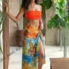 Sunset Sea Turtle  Batik Wrap
