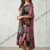 Batik Silk Party Frock